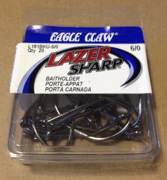 Fish360 Eagle Claw 481BK Bait Holder Hook