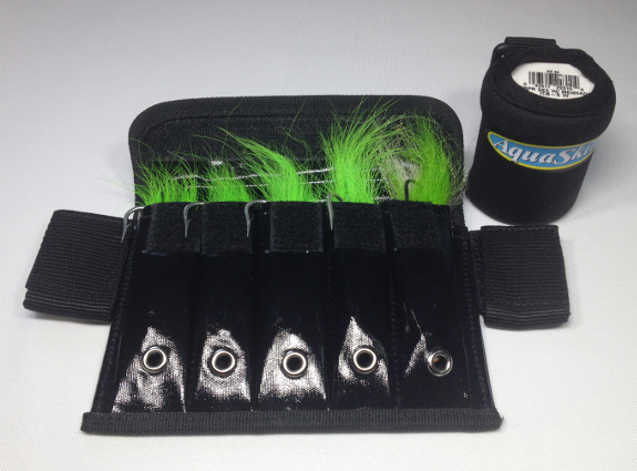 Fish360 AquaSkinz Bucktail Holster Porkrind Bottle Holder