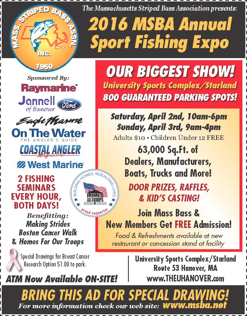 MSBA Annual Sport Fishign Expo ~ 2016
