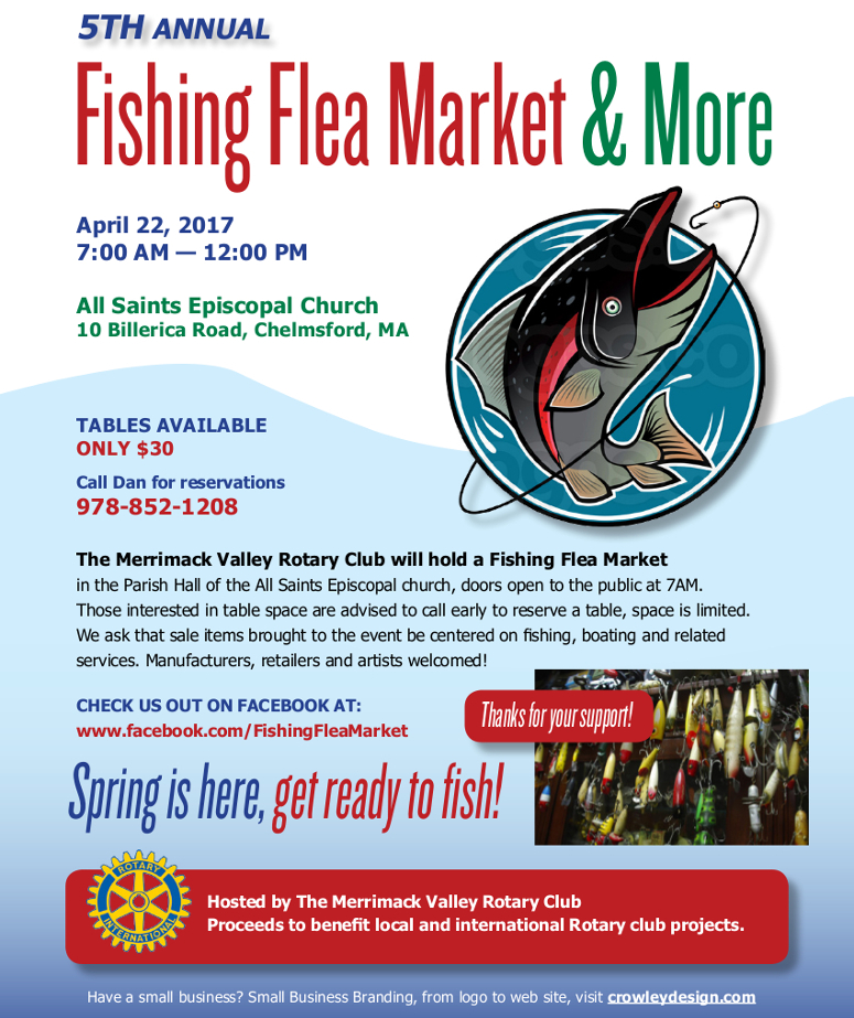 Merrimack Valley Rotary Club 5th Annual Fishing Flea Market